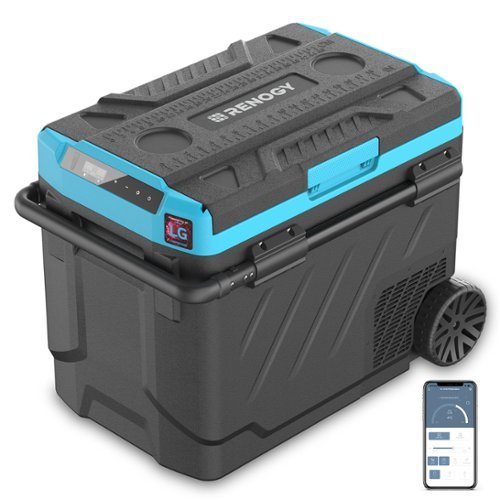 Renogy - 42 Quart (40L) Portable Refrigerator - Black