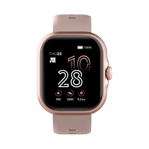 Cubitt - VIVA Smartwatch / Fitness Tracker with 1.84" Touch AMOLED Screen - Pink - (2024)-Front_Standard 