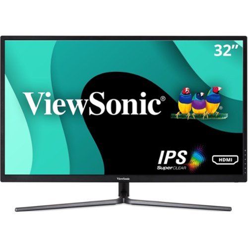 ViewSonic - VX3211-2K-MHD 31.5" IPS LCD WQHD Monitor (DisplayPort VGA, HDMI) - Black-Front_Standard 