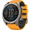 Garmin - fēnix 8 AMOLED Sapphire GPS Smartwatch 51mm Fiber-reinforced polymer - Titanium - (2024)-Front_Standard