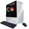 CyberPowerPC - Gamer Master Gaming Desktop - AMD Ryzen 7 8700F - 16GB Memory - AMD Radeon RX 7600 8GB - 1TB SSD - White-Front_Standard