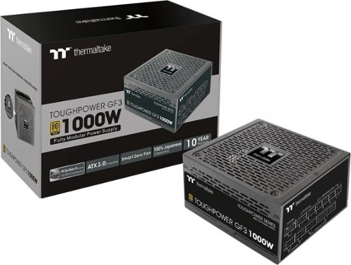 Thermaltake Toughpower GF3 1000W 80 PLUS Gold PCIe Gen 5 ATX 3.0 Ready Fully Modular Power Supply - Black BUY IN EUROPE