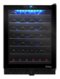 Vinotemp - 54-Bottle Wine Cooler - Black-Front_Standard