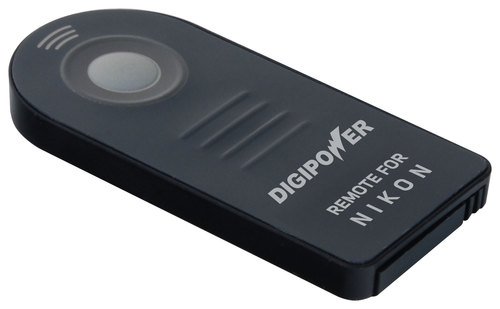 Digipower - Wireless Remote for Select Nikon DSLR and Nikon Coolpix Cameras - Black-Angle_Standard 