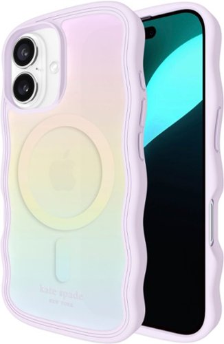 kate spade new york Wavy Case with MagSafe for Apple iPhone 16 - Opal Iridescent HOW TO BUY