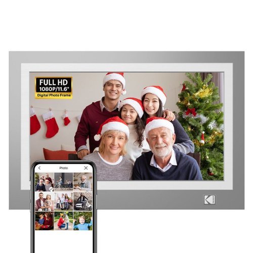 Kodak - RWF-116B WiFi Digital Photo Frame-Front_Standard 