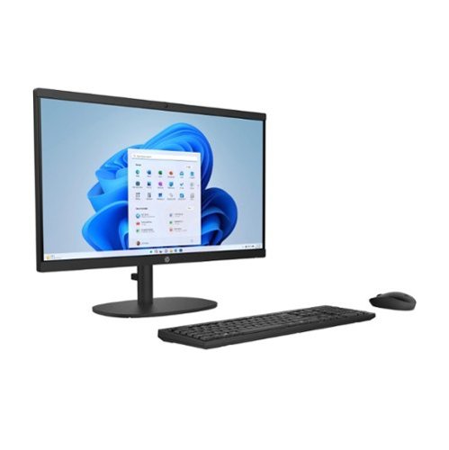 HP - Refurbished Excellent - 22-dg0033w 21.45" FHD All-in-One Desktop, Intel Pentium N200, Intel UHD Graphics, 8GB RAM, 128GB SSD, Windows 11 Home-Front_Standard 