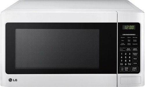  LG - 1.1 Cu. Ft. Mid-Size Microwave - Smooth White