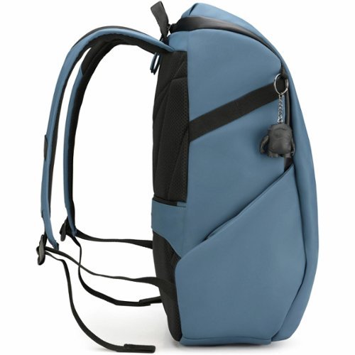 Swissdigital Design LAMONE L LED TSA-Friendly Water-Resistant Backpack With USB Charging Port  RFID Protection and Fits Up to 16″ Laptop - Dark Blue GLOBAL SHIPPING