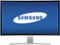 Samsung - 27" LED Curved HD Monitor - Black-Front_Standard