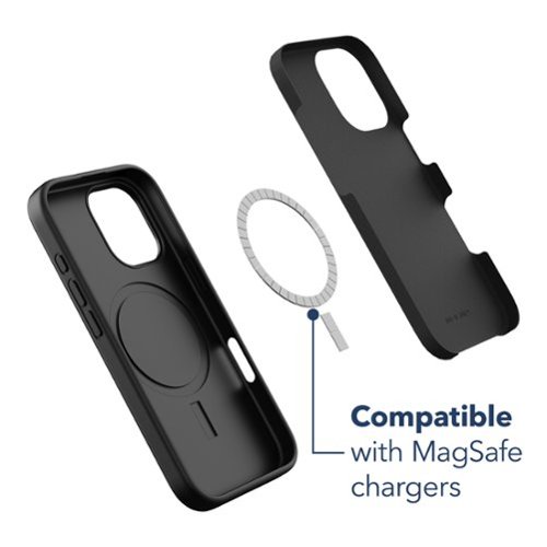 Insignia™ Silicone Case with MagSafe for Apple iPhone 17 - Black WHERE TO BUY