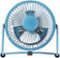 High-Velocity 4" Mini Fan - Blue-Front_Standard