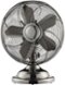 Insignia™ - 12" Retro Table Fan - Gunmetal-Front_Standard