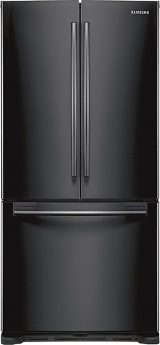  Samsung - 19.7 Cu. Ft. French Door Refrigerator - Black