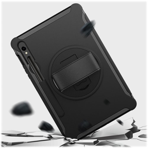 SaharaCase Protection Hand Strap Series Case for Samsung Galaxy Tab S10+, Tab S9+, Tab S9 FE+, and Tab S8+ - Black SHOP ONLINE