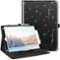 Kitcheniva - Protective Stand Case For iPad 9th 8th 7th Generation 10.2 Inch With Pocket Holder - Glittering Black-Front_Standard
