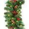 Best Choice Products - 9ft Pre-Lit Christmas Garland w/ 50 LED Lights, Pine Cones, Berries - Green/Berries - Corded-Front_Standard