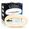 Bell + Howell - CannonX Ceiling Fan Light 14" Modern Fandelier Ceiling Fan with LED Light, Remote Control, 6 Speeds, 2200 Lumens - White-Front_Standard