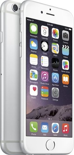 Boost Mobile - Apple iPhone 6 16GB No-Contract Cell Phone - Silver-Front_Standard 