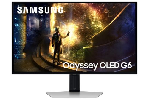 Samsung 27" Odyssey QD-OLED G6 (G61SD) QHD 240Hz 0.03ms FreeSync&trade; Premium Pro Gaming Monitor with Sleek Metal Design - LS27DG610SNXZA