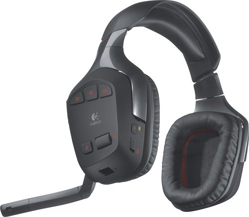  Logitech - G930 Wireless Gaming Headset - Black