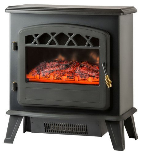  Warm House - Ottawa Floorstanding Electric Fireplace - Black