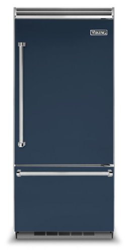 Viking - 5 Series Quiet Cool 20.4 Cu. Ft. Bottom-Freezer Built-In Refrigerator - Slate Blue