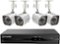 Zmodo - 4-Channel, 4-Camera Indoor/Outdoor High-Definition NVR Security System - White-Front_Standard