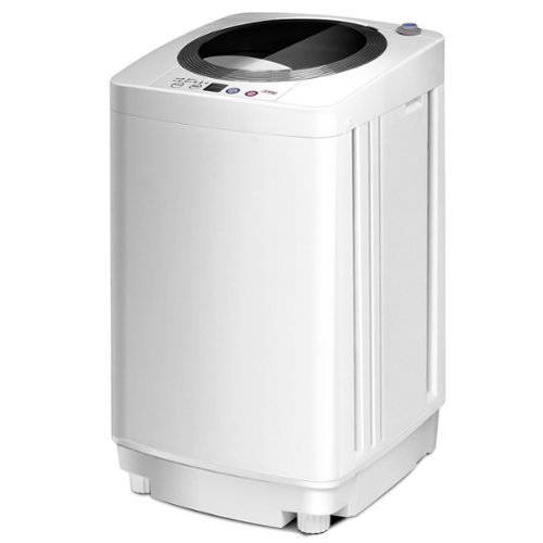Portable Washing Machine, Full Automatic Washer and Dryer Combo, with Built-in Pump Drain-Front_Standard 