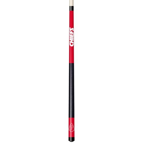 Imperial - Kansas City Chiefs Team Color Laser-Etched Cue Stick - Red-Front_Standard 