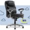 Serta - AIR Health & Wellness Mid-Back Manager's Chair - Black-Front_Standard