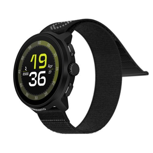 SUUNTO - Run GPS Sports Watch with AMOLED Touchscreen, Heart Rate and Sleep Tracker - All Black - Black - (2025)-Front_Standard 
