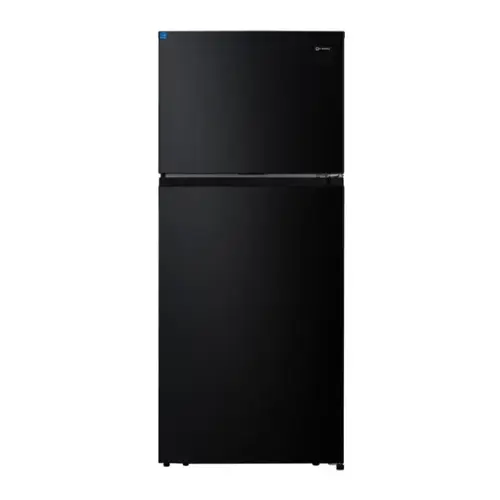 Front. Verona - Verona 28 inch Top Freezer Refrigerator with 17.6 cu. ft. Total Capacity in Black - Black.