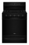 Whirlpool - 5.0 Cu. Ft. Smart Freestanding Gas Range with Air Cooking Technology, No Preheat Air Fry and Steam/Self Clean - Black-Front_Standard