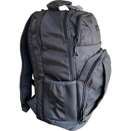 SwissGear - Durable Men's and Women's Laptop Backpack 6996202409 - Black-Front_Standard 