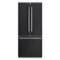 Forno Appliances - 34 in. Wide Gallipoli 17.5 Cu. Ft. Freestanding French Door Refrigerator - Black-Front_Standard