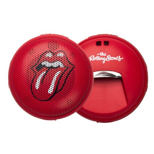 Speaqua Cruiser H2.0 Portable Waterproof Compact Bluetooth Speaker with Bottle Opener - (Red) - Rolling Stones Classic GLOBAL SHIPPING