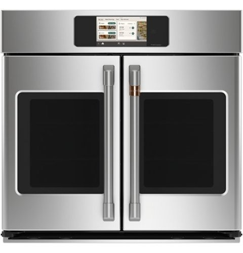 Café - 30" Smart Built-In Single Electric Convection French-Door Wall Oven with Air Fry and Precision Cooking Modes - Stainless Steel