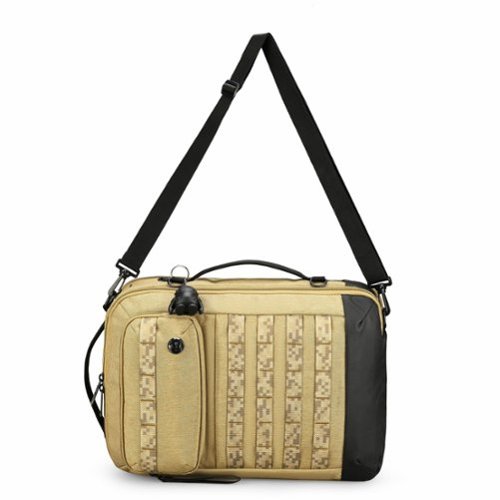 Swissdigital Design BERG Hybrid TSA-Friendly Briefcase With USB Charging Port RFID Protection and Fits Up to 16″ Laptop - Dark Khaki WHERE TO BUY