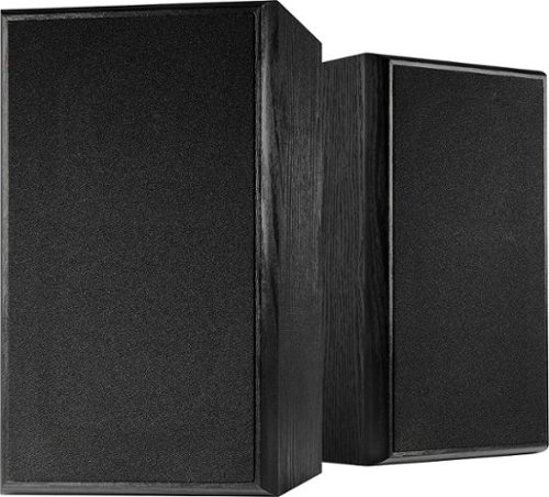  Dynex™ - 4&quot; 2-Way Bookshelf Speakers (Pair) - Black