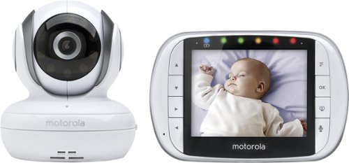  Motorola - Wireless Video Baby Monitor - White