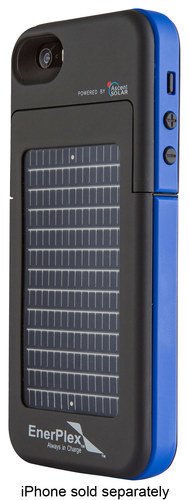  EnerPlex - Surfr Battery &amp; Solar Case for Apple® iPhone® SE, 5s and 5 - Blue