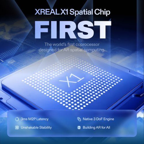 XREAL 1S AR Glasses w/X1 Chip, 52-Degree FOV 120Hz Display w/Sound by Bose for iPhone 17/16/15, Steam, ROG, Mac/PC/Android/iOS - Cobalt Blue BUY ONLINE