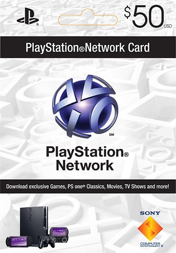  Sony - $50 PlayStation Store Cash Card [Digital]