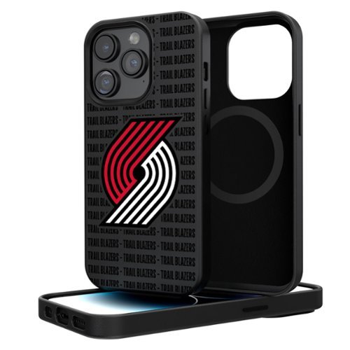 Keyscaper - NBA - Portland Trail Blazers Primary Logo iPhone Magnetic Bump Case - 16 Pro Max - Black-Front_Standard 