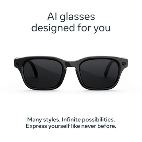 Meta Adventurer Large - Smart AI glasses—Meta AI, 12MP Camera, Live Translate — Polarized Grey Lenses - Classic Black WORLDWIDE DELIVERY