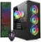 STGAubron - Gaming PC Desktop Computer, Intel Core i7 up to 3.9GHz, Radeon RX 580 8G Graphics, 16G RAM, 512G SSD, WIN11H - Black-Front_Standard