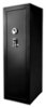 Barska - Biometric Rifle Safe-16 Rifle Capacity, with 120 Scan Memory, Silent Mode, 5-Point Steel Lock, Removable Shelf - Black-Front_Standard