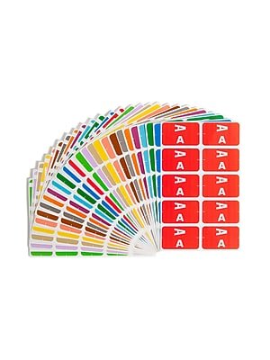 Smead - AlphaZ ACCS Color-Coded Labels, A-Z Index, Colors, 2200/Box (67170) - Assorted
