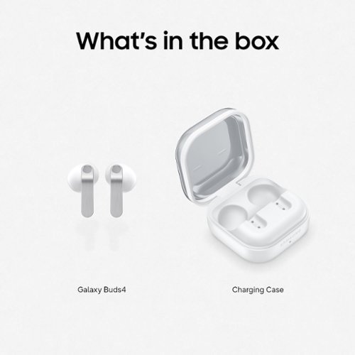 Samsung Galaxy Buds4 Wireless Earbud Headphones - White BUY IN SINGAPORE